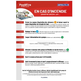 Fiche consigne incendie pool Fire protect